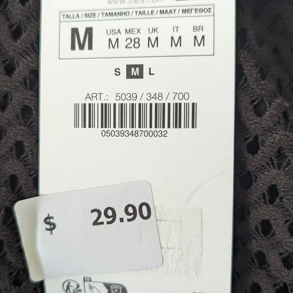 NWT zara open back perforated bodysuit - Picture 8 of 8